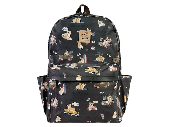 Corgi Puppy, Large Backpack, Waterproof, Zipper, Dog, Corgi  display picture 1