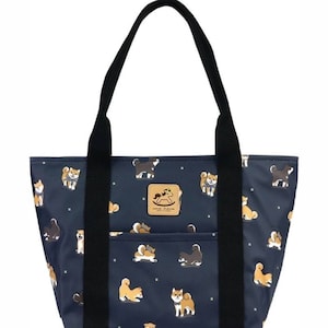 Shiba Inu Puppy Dumpling hombro bolso de mano, impermeable, hecho a mano, mujer, lindo regalo para los amantes de los perros