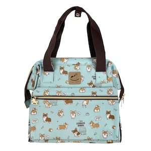 corgi appliqué mini backpack Mini Corgi Backpack