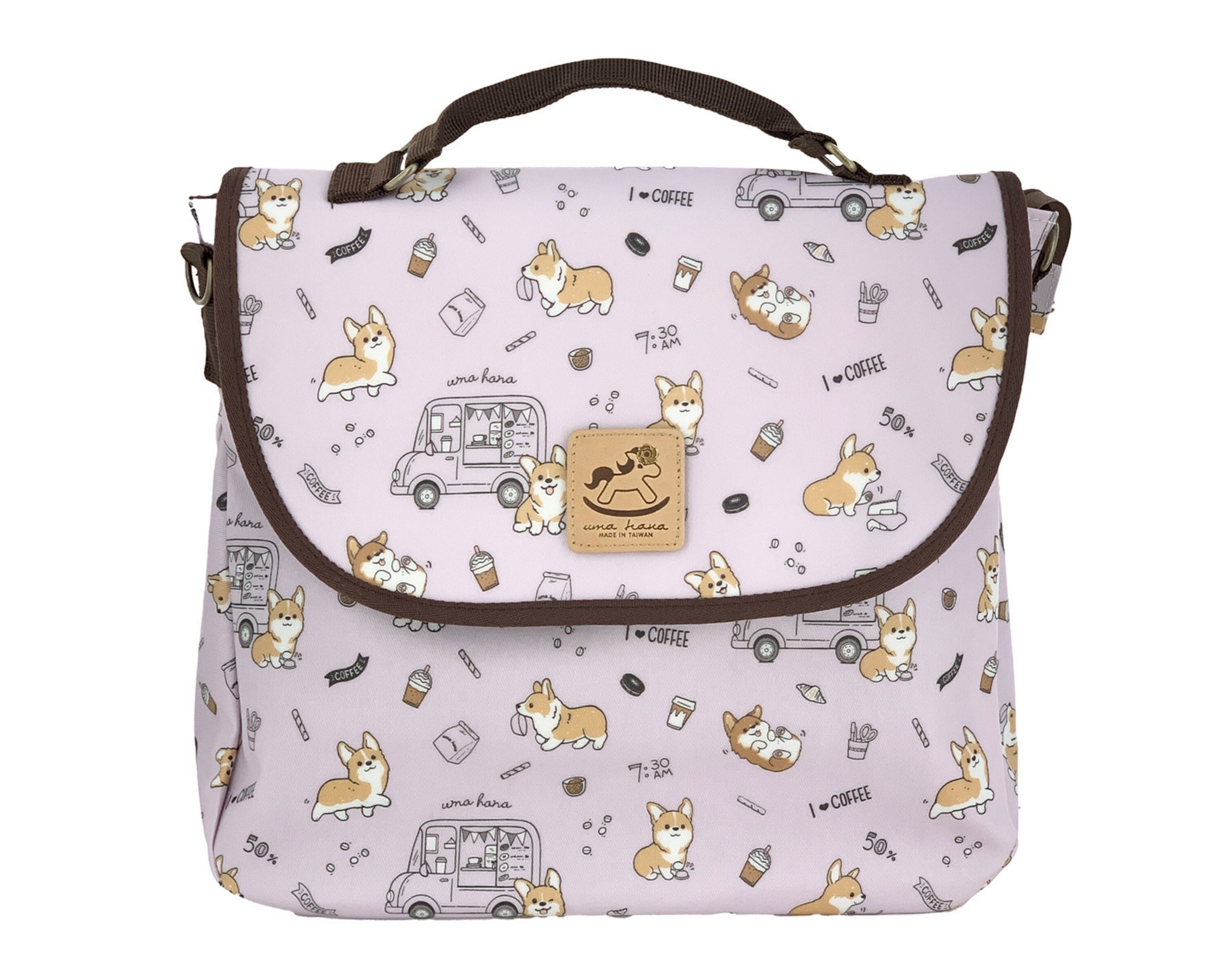 Uma Hana Boba Corgi Waterproof Convertible Multipurpose Backpack, Crossbody  Bag Waterproof Corgi Convertible Backpack, Shoulder Crossbody  main image 2