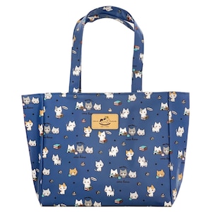 Meow Katze Wasserdichte Mittelgroße Schultertasche Handtasche, Süßes Geschenk für Kätzchenliebhaber, Alltagstasche