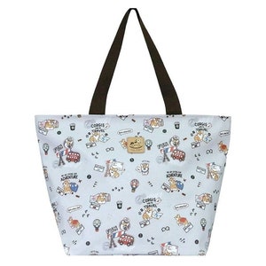 Corgi Adventure Waterproof Large Travel Tote Shoulder Bag, Cute Gift for Dog Lovers