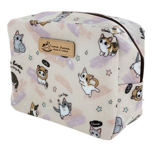 Cat Yoga waterdichte kubus make-up make-up tas, leuk cadeau voor kittenliefhebbers