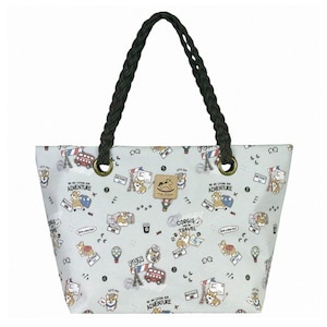 Corgis Wasserdichte gewebte Schulter Tote Handtasche, süßes Geschenk für Hundeliebhaber, große Kapazität Alltagstasche