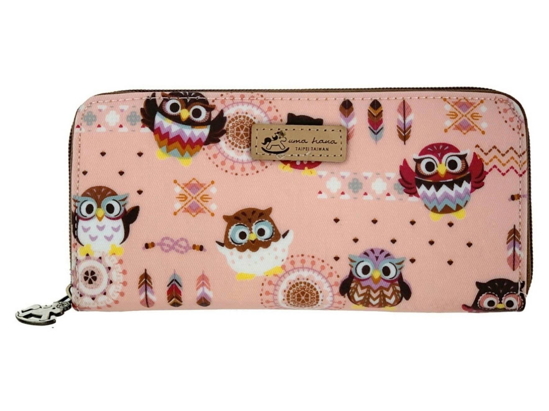 Owl portátil larga billetera tiene un teléfono - Etsy España