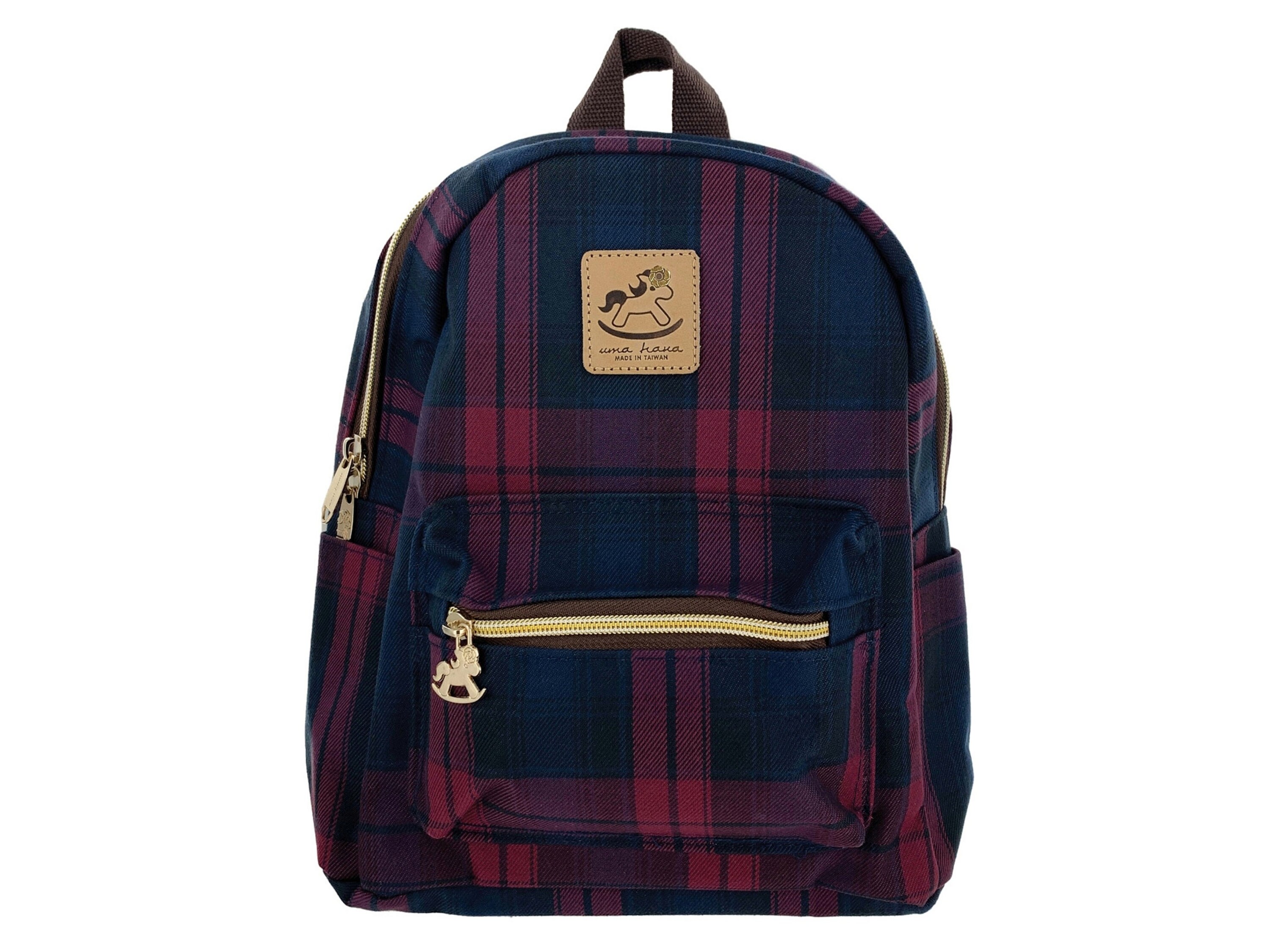 Buffalo plaid backpack purse hotsell