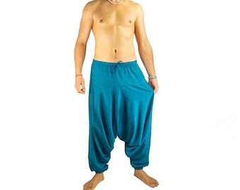 Fairtrade Harem Aladdin Yoga Pantalon Alibaba Hippie Pantalon Baggy coton Népal Fairtrade Harem Aladdin Yoga Pantalon Alibaba Hippie Pantalon Baggy coton Népal