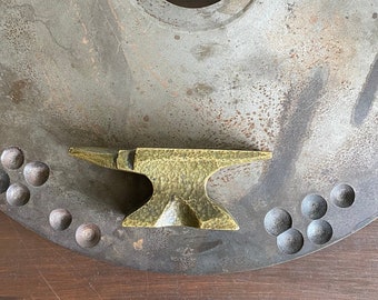 Vintage Miniature Bronze Jeweler's Anvil, Miniature Anvil, Vintage