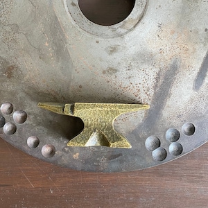 Vintage Miniature Bronze Jeweler’s Anvil, Miniature Anvil, Vintage Jewelers Anvil, Vintage Anvil, Anvil Paperweight, Antique Metal Anvil