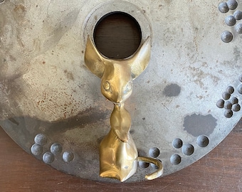 Vintage Brass Mouse Figurine/Paperweight, Retro Vintage Mouse, Brass Mouse, Mouse Figurine, Vintage Decor, Vintage Figurine, Retro Decor