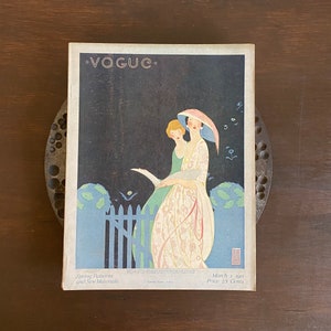Vintage Vogue Magazine, March 1, 1918, Complete Issue, Condé Nast, Collectible Vogue, Vintage Magazine, Vogue, 1918 Vogue, Collectible