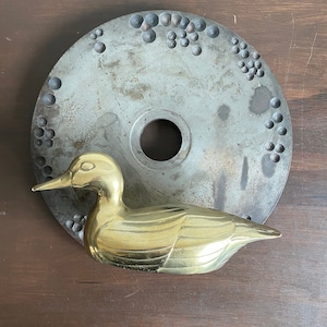 Vintage Brass Ducks, Brass Duck, Vintage Brass, Ducks, Duck Hunting, Vintage Decor, Vintage, Duck Figurines, Boho, Boho Decor