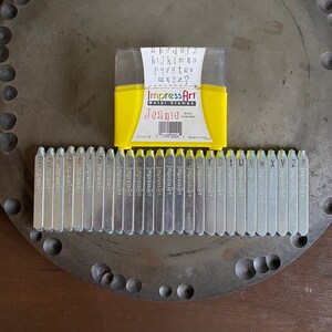 ImpressArt Jeanie Lowercase Letter Metal Stamps, Letter Punches, Hand Stamping Kit, Metal Stamping, Stamping Supplies, Professional Tools