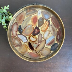 Agate Slice Resin Tray - Etsy