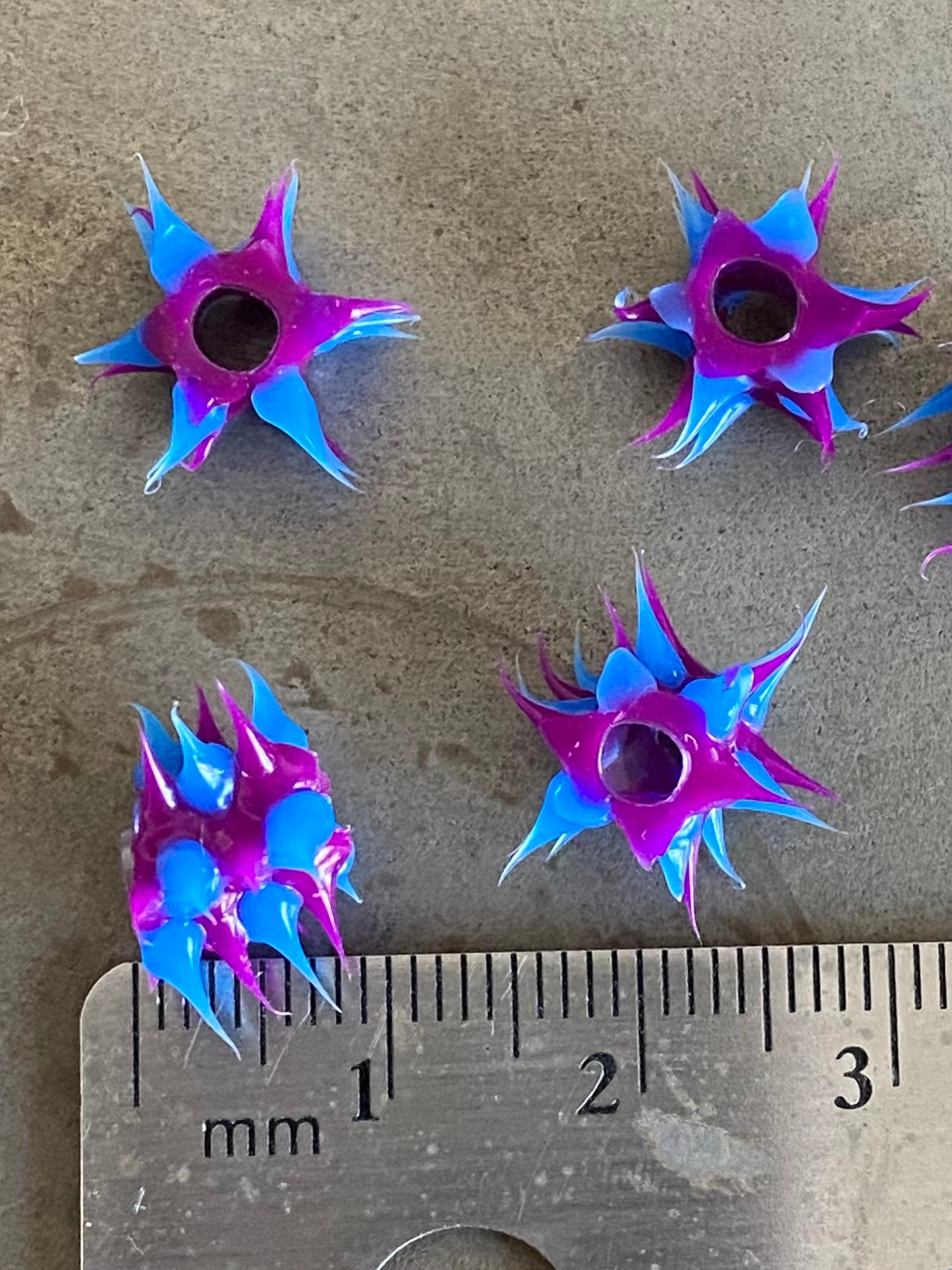 NEW 5pc-spiky Silicone Beads, Blue/red/purple/orange Silicone Beads, Spiky  Beads, Fun Beads, Jewelry Making, Jewelry Supplies 71-BRPO -  in 2023