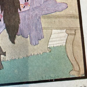 May include: A vintage illustration featuring a dark-haired figure draped in a light purple fabric with small floral accents, seated near a light-colored wooden bench. The text at the bottom reads May 15 1918 and Price 25 Cents in black ink.