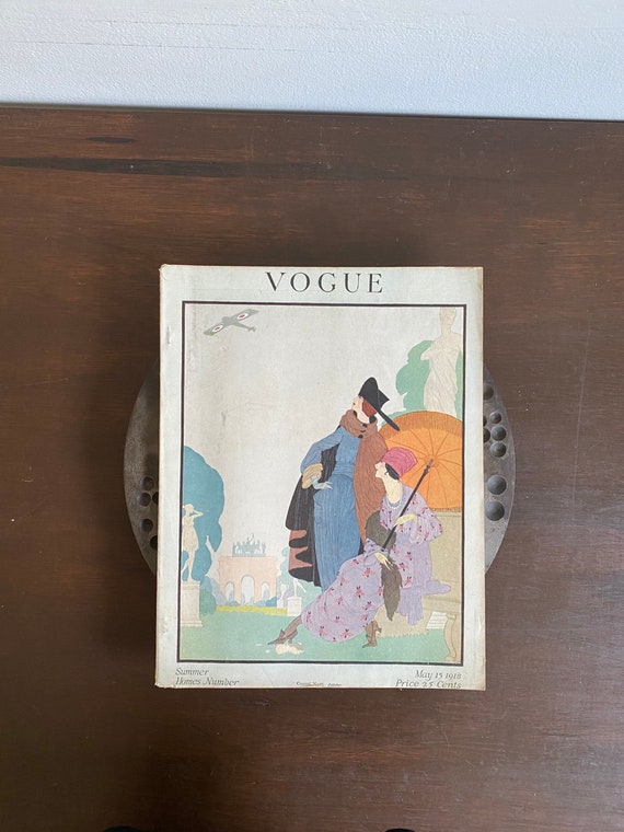 Vintage Helen Dryden Vogue Magazine, May 15, 1918, Complete Issue, Condé Nast, Collectible Vogue, Vintage Magazine, Vogue, 1918 Vogue