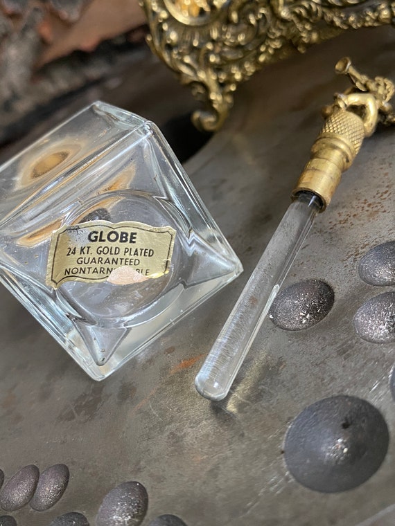 3pc-Vintage Art Nouveau Victorian Perfume Bottles… - image 8