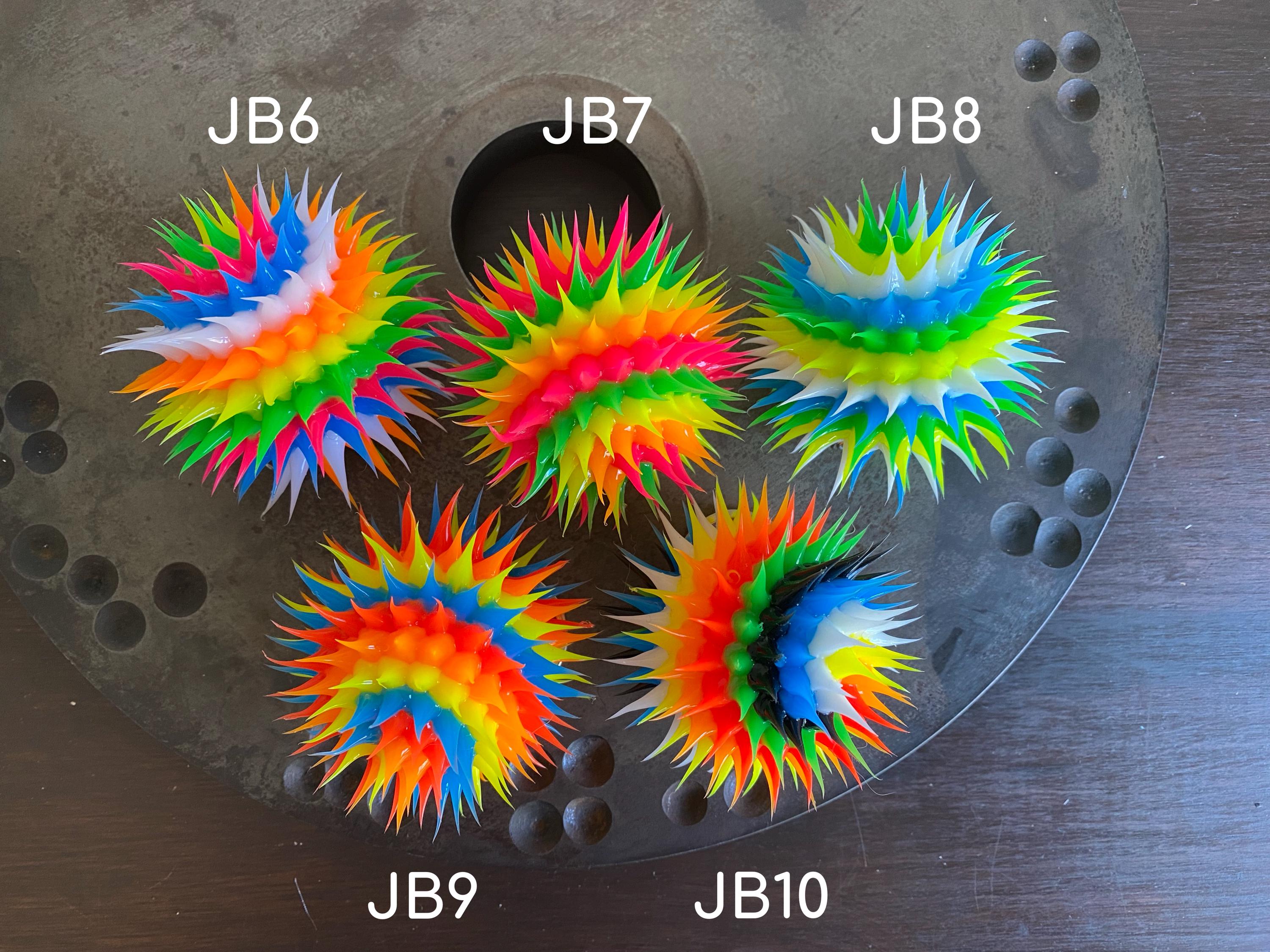 JUMBO Spiky Silicone Bead Key Chain, Fun Backpack Tag, Fidget Zipper ...