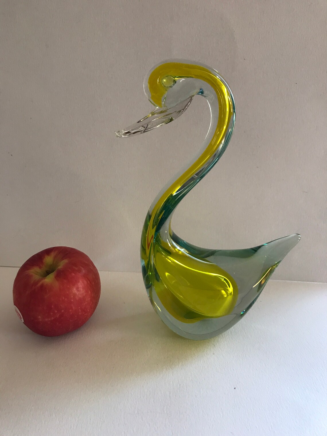 Ansolutely Stunning Vintage Murano Glass Swan 8 Tall 5 Wide Etsy