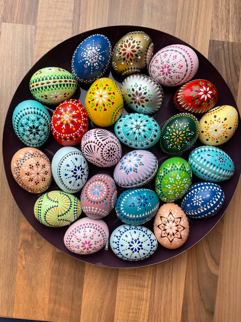 Handpainted Easter Eggs 1 Egg Etsy