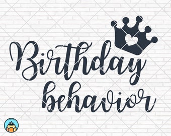 Download Birthday Behavior Svg Etsy