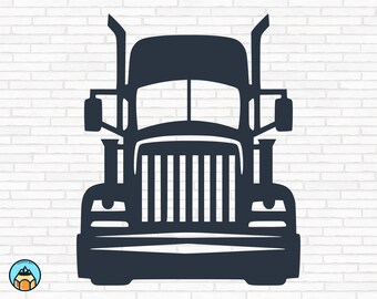 Free Free 86 Semi Truck Front Svg SVG PNG EPS DXF File