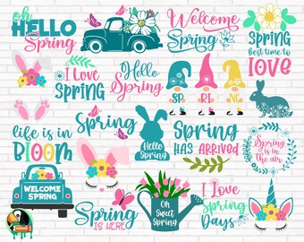 Download Spring Svg Bundle Etsy