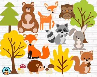 Download Woodland Animals Svg Etsy