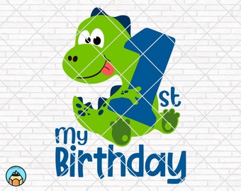 Download Dinosaur Birthday Svg Etsy