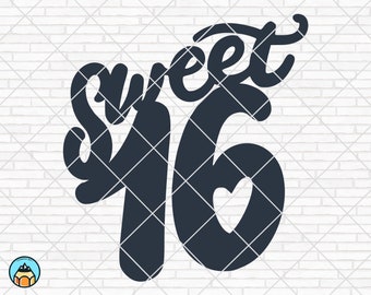 Free Free 68 My Sweet Sixteen Svg SVG PNG EPS DXF File