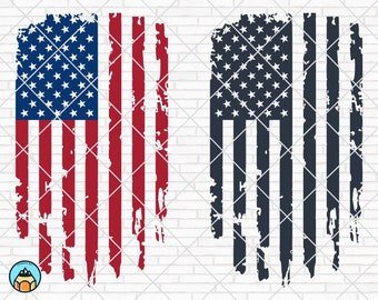 Distressed Flag Svg, American Flag Svg, 4th July Svg, Grunge Flag Svg, Flag Vector, Patriotic Svg, USA Flag Svg, dxf, eps, cricut silhouette