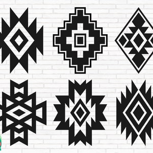 Santa Fe Border STENCIL Desert Aztec Native Southwest DIY Geometric Art  Signs