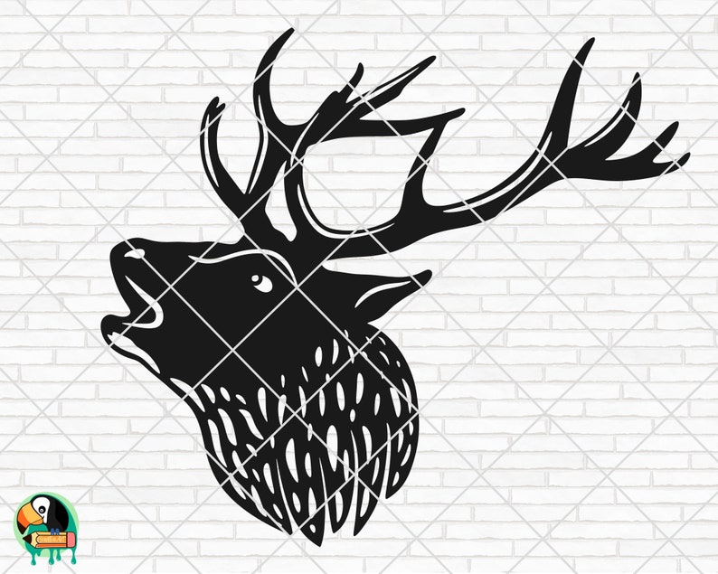 Download Deer Png Cricut Deer Svg Animal Svg Deer Head Silhouette Svg Deer Svg For Shirt Deer Vector Deer Cut File Deer Clipart Clip Art Art Collectibles