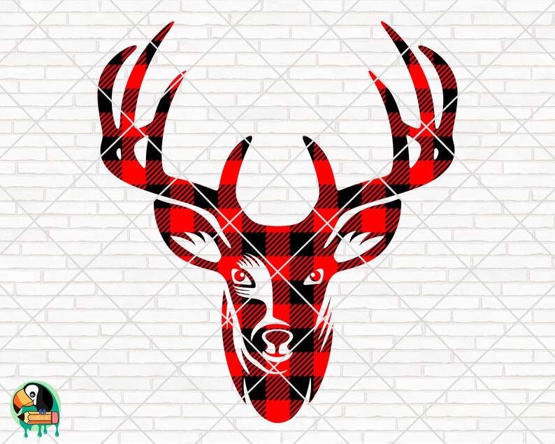 Deer Clipart Cricut Deer Cut File Deer Head Svg Deer Svg Shirt Deer Png Deer Svg Silhouette Deer Vector Buffalo Plaid Deer Head Svg Clip Art Art Collectibles Shantived Com