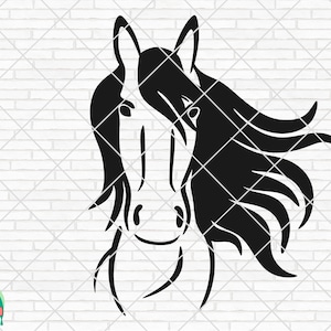 Horse Head SVG, Horse svg, Horse Vector, Animal svg, Horse svg for Shirt, Horse Clipart, Horse Cut File, Horse PNG, Cricut, Silhouette