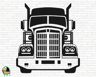 Semi Truck SVG, Trucker svg, Tractor Cab Truck svg, Truck svg, Trucker Driver svg, 18 Wheeler Truck svg, Cut Files, Cricut, Png, Svg