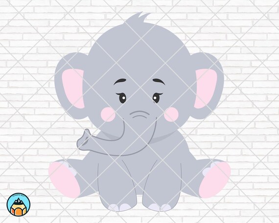 Download Baby Elephant Svg Baby Shower Svg Elephant Svg Baby Svg Etsy