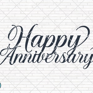 Feliz Aniversario svg, Boda svg, Aniversario Pastel Topper svg, Boda Pastel Topper svg, Aniversario PNG Cut File Cricut Silhouette