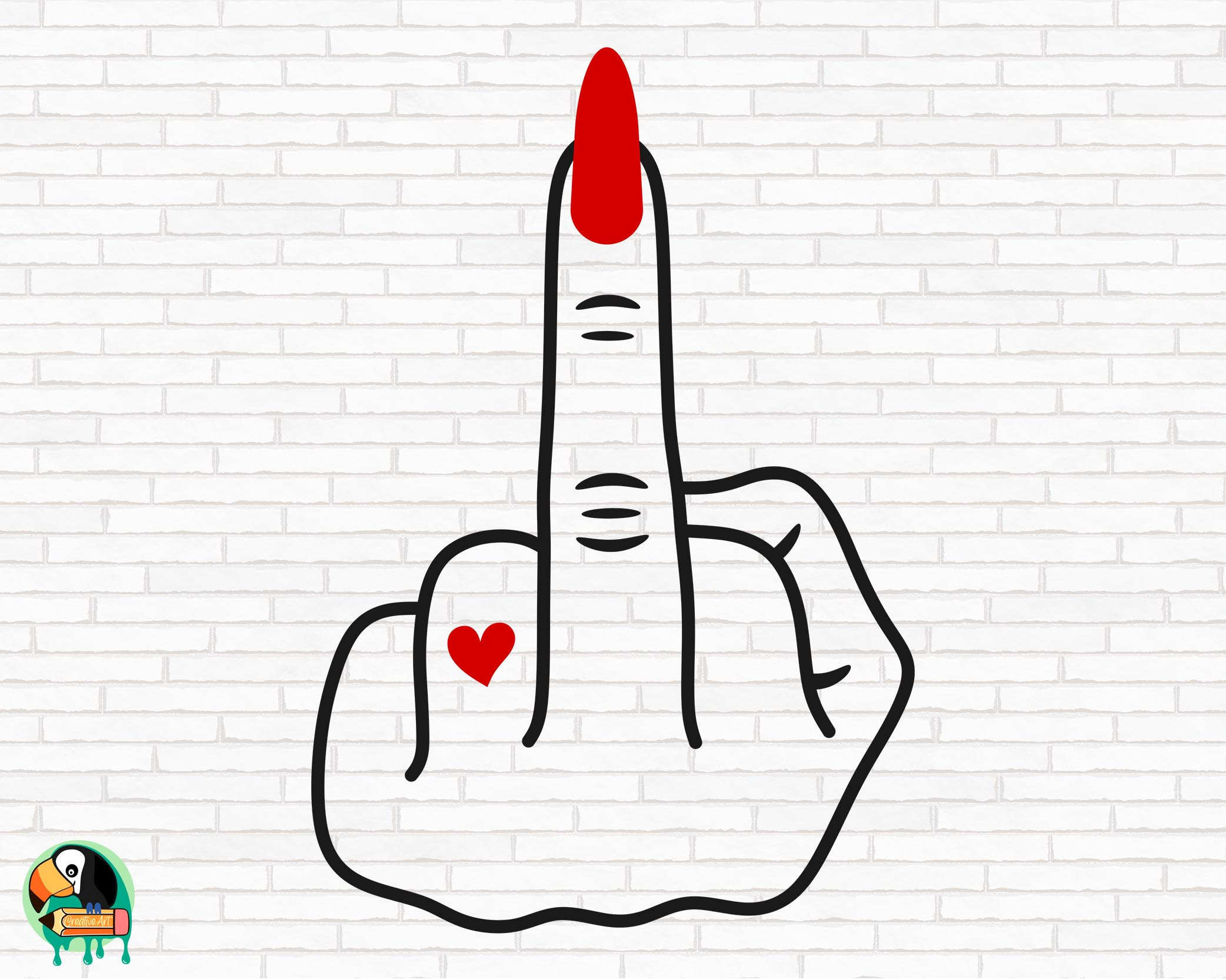 Mittelfinger Svg, Fuck You Svg, Girl Power Svg, Middle Finger Svg