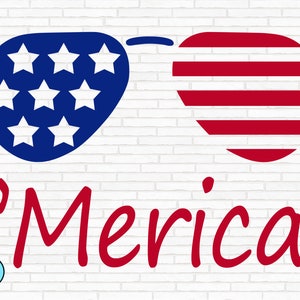 Merica Svg | 4. Juli Svg | Unabhängigkeitstag Svg | Patriotische Svg | Amerika Svg | PNG | druckbare Vektor | Zwei Versionen im Paket