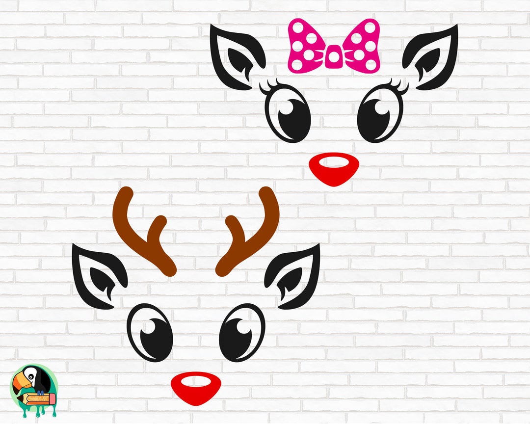Rudolph the Red Nosed Reindeer SVG, Christmas Reindeer Svg, Rudolph