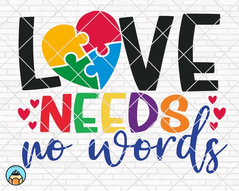 Love Needs No Words Svg Autism Puzzle Svg Autism Awareness Autism Heart Svg Cut Files Cricut Silhouette Png Autism Svg Autism Mom Svg Clip Art Art Collectibles