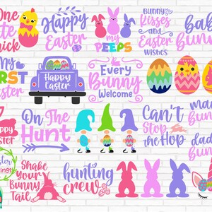 Easter Svg, Easter Svg Bundle, Spring Svg, Easter Design for Shirts, Easter Bundle, Easter Quotes, Easter Cut Files, Cricut, Silhouette, Png