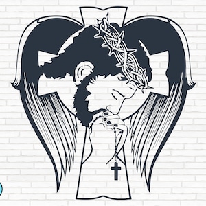 Jesus Cross SVG, Jesus SVG, Faith Svg, Cross Svg, Cross Clipart, Jesus Files for Cricut, Cross Cut Files For Silhouette, Vector