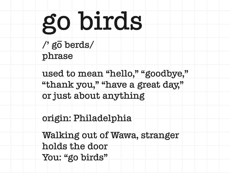 Go Birds Definition SVG, Go Birds Svg, Philadelphia Svg, Go Birds Definition Cut Files, Cricut, Png, Svg image 1