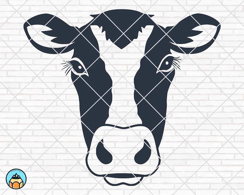 Clip Art Heifer Svg Calf Svg Cow Face Svg Cute Cow Svg Animal Svg Cow Head Svg Cow Cut File Cow Svg Cow Face Silhouette Cow Face Cricut Art Collectibles