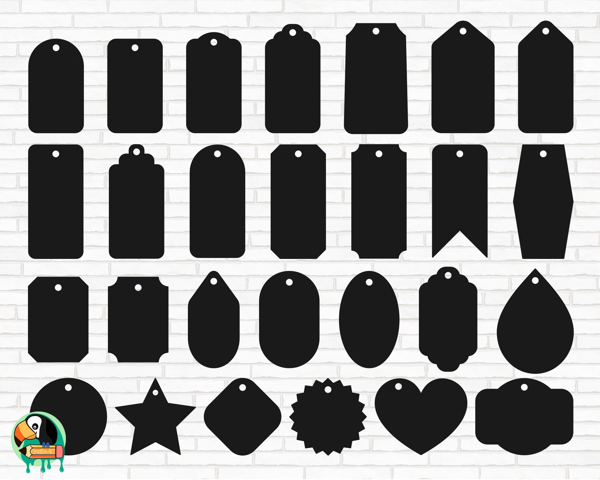 Gift Tag SVG Tag Outlines Svg Tag Svg Gift Tag Shapes Svg - Etsy Canada