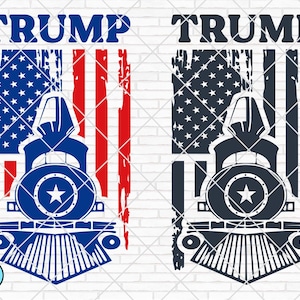 Trump Train Flag SVG / Trump 2020 SVG / Trump Train Svg / Election 2020 / Donald Trump SVG / Trump Cut file