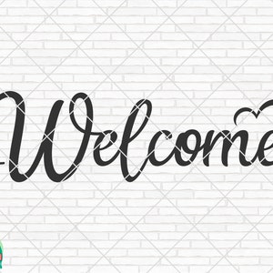 Benvenuto SVG, Segno di benvenuto Svg, Design di benvenuto per camicie, Welcome Cut Files, Cricut, Silhouette, Png, Svg